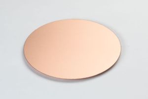 Kreis aus Kupferblech, Stärke 0,7 mm