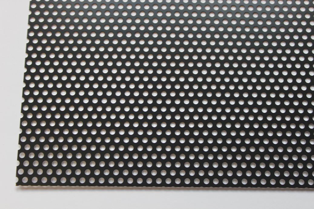 B&T Metall Aluminium Lochblech 2,0 mm stark Rundlochung Ø 8 mm versetzt RV 8-12 Größe 25 x 80 cm 250 x 800 mm