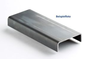 U-Profil aus Blech, Stahl,  Stärke 4,0 mm