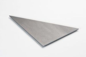 Rechtwinkliges Dreieck aus Stahlblech,  Stärke 5,0 mm