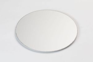 Kreis aus Aluminiumblech, eloxiert silber, Stärke 1,0 mm