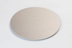 Kreis aus Aluminiumblech, edelstahloptik, Stärke 1,5 mm