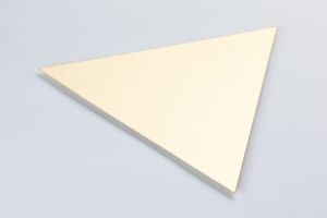 Gleichschenkliges Dreieck aus Messingblech, Stärke 1,00 mm